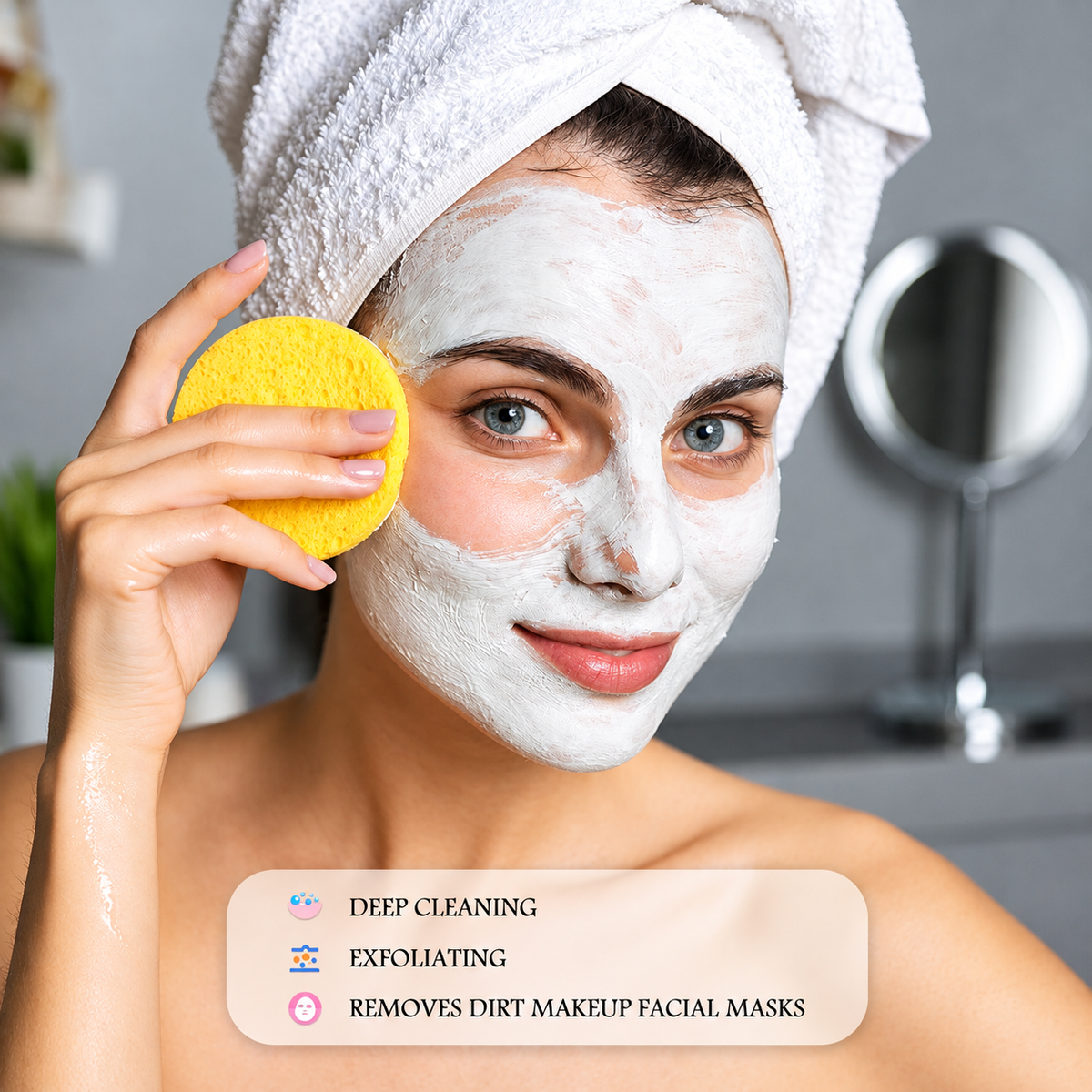 MAKEUP REMOVAL SPONGE (PACK OF 12)