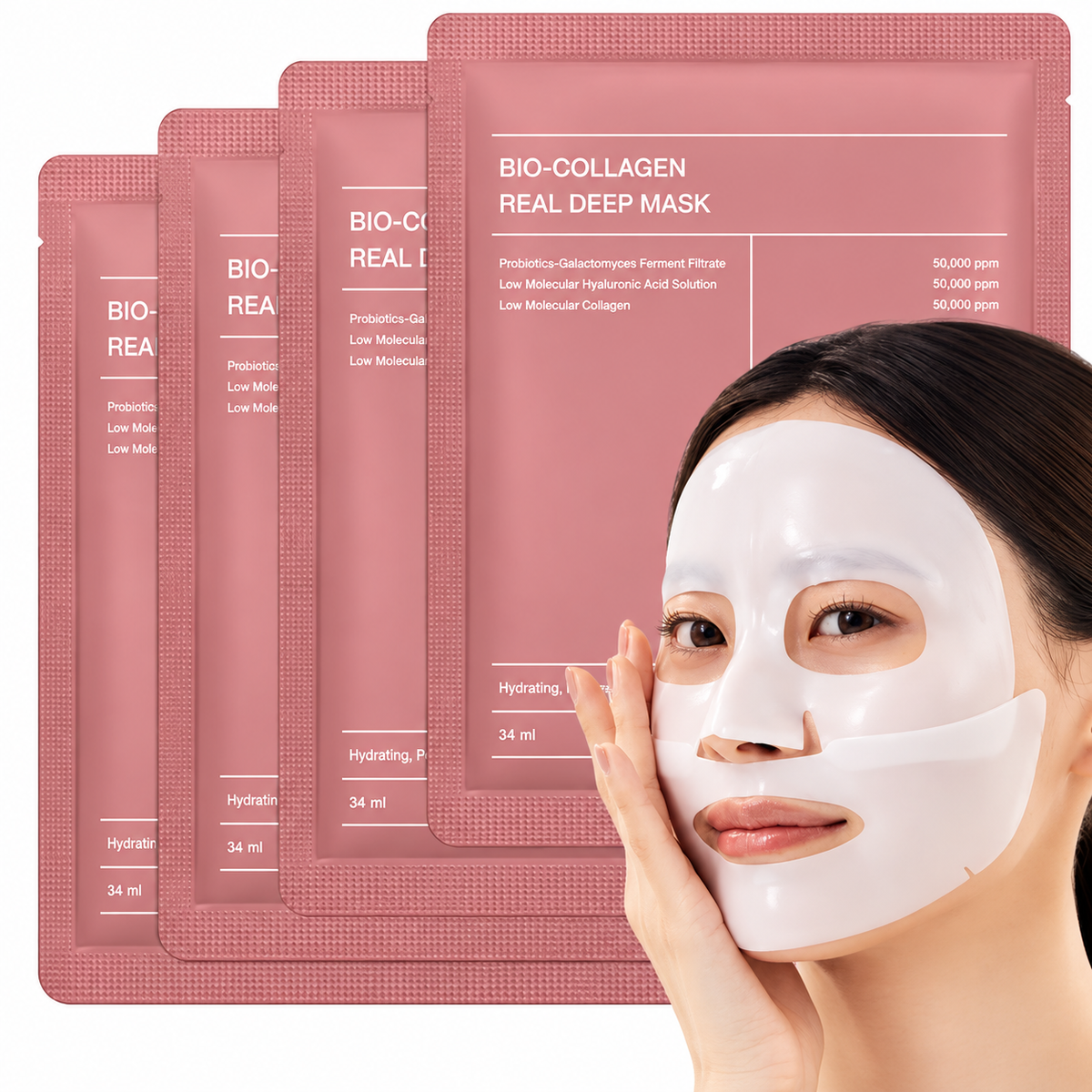 BIO COLLAGEN FACE MASK (PACK OF 2)