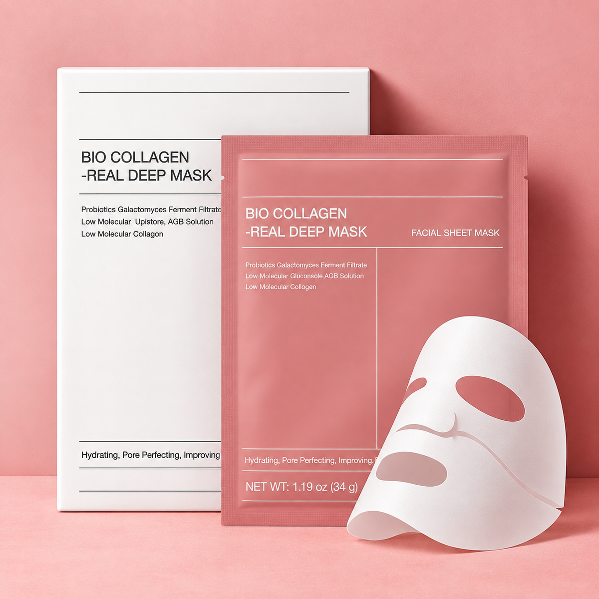 BIO COLLAGEN FACE MASK (PACK OF 2)