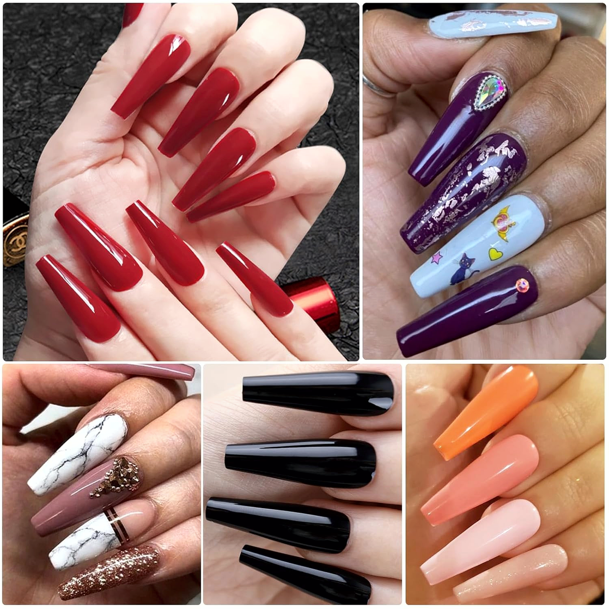 576PCS ARTIFICIAL NAILS BOX